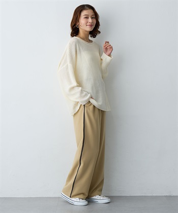 anyfee 【anyfee/大きいサイズ】サイドラインワイドパンツ_subthumb_11
