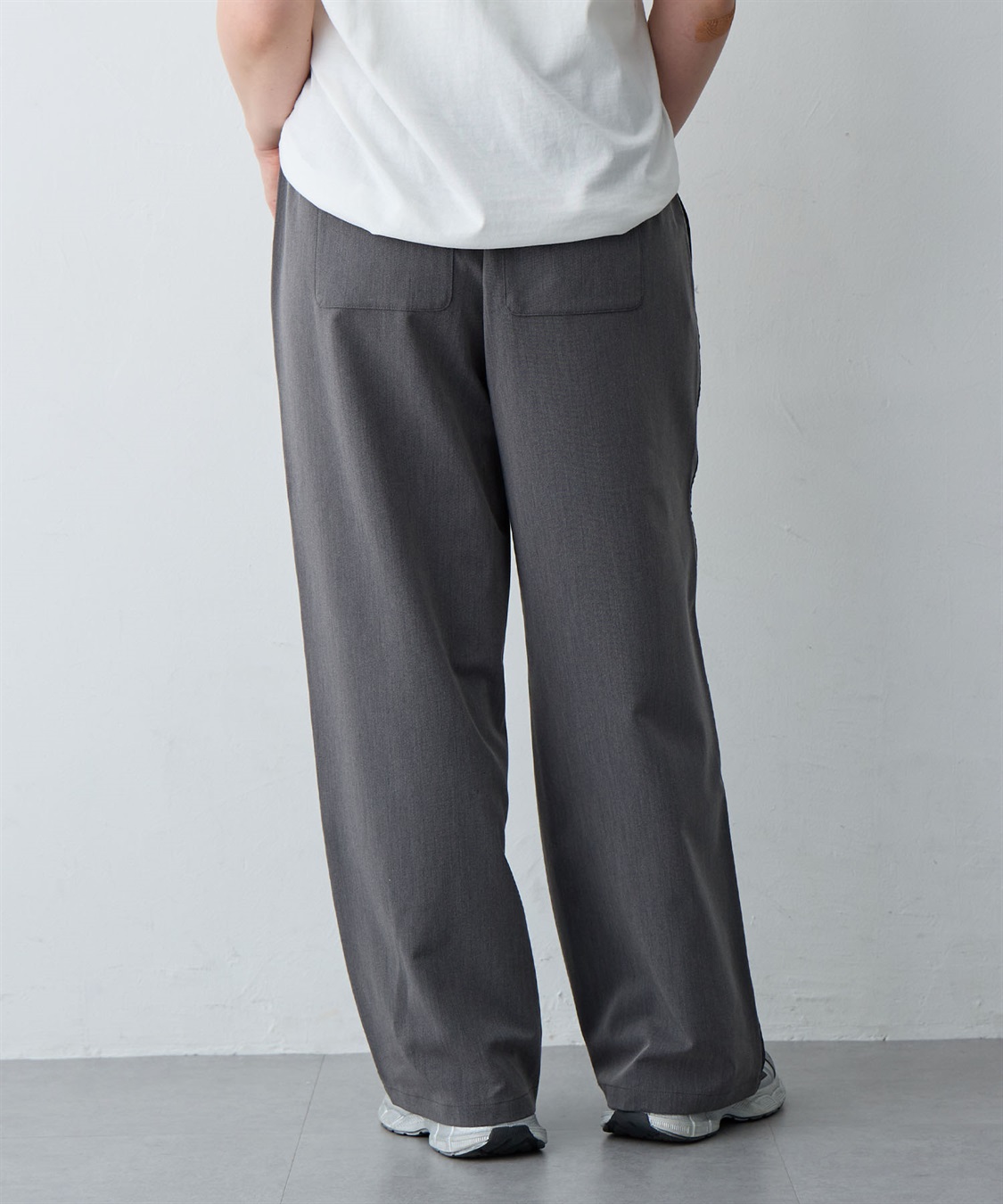 anyfee 【anyfee/大きいサイズ】サイドラインワイドパンツ_sub_21