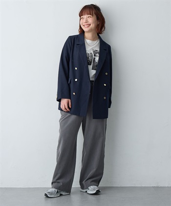 anyfee 【anyfee/大きいサイズ】サイドラインワイドパンツ_subthumb_23