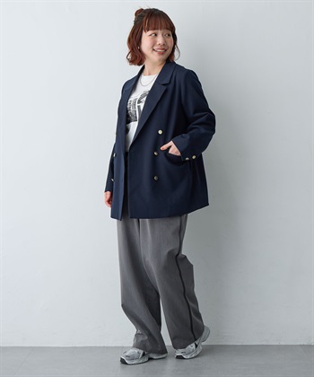 anyfee 【anyfee/大きいサイズ】サイドラインワイドパンツ_subthumb_26