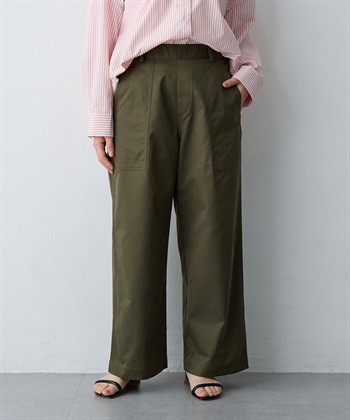 Life Style by cross marche 【anyfee/大きいサイズ】ワイドベイカーパンツ_subthumb_1