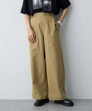 Life Style by cross marche 【anyfee/大きいサイズ】ワイドベイカーパンツ_subthumb_3