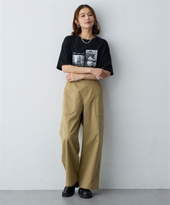 Life Style by cross marche 【anyfee/大きいサイズ】ワイドベイカーパンツ_subthumb_8