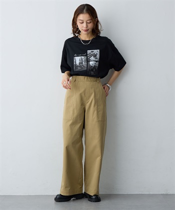 Life Style by cross marche 【anyfee/大きいサイズ】ワイドベイカーパンツ_subthumb_11