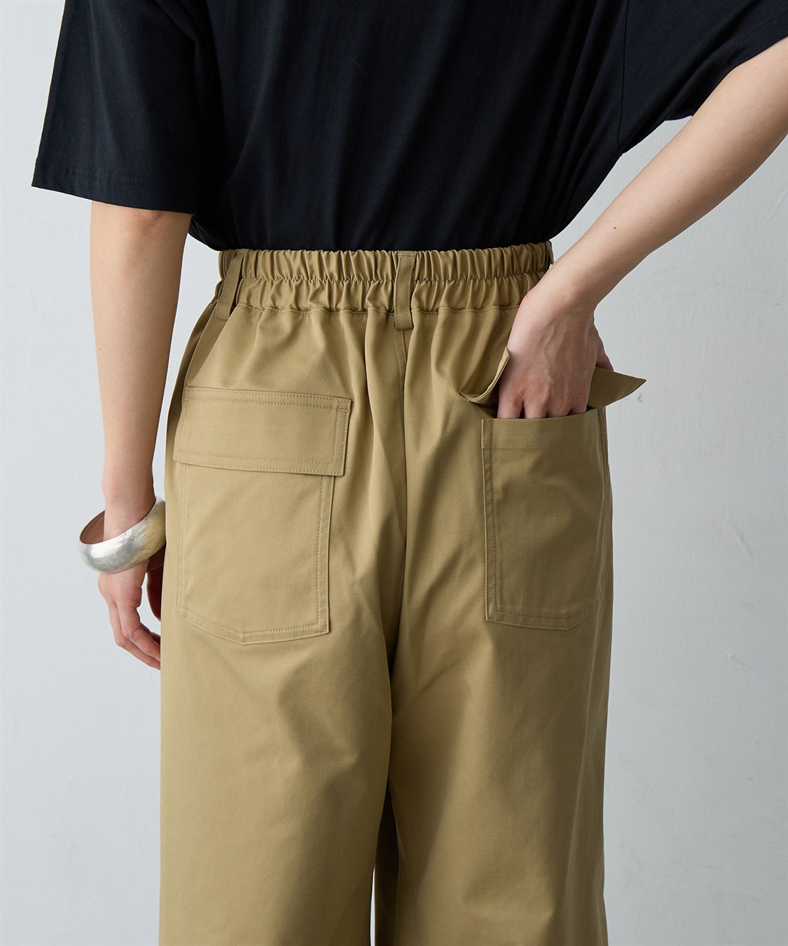 Life Style by cross marche 【anyfee/大きいサイズ】ワイドベイカーパンツ_sub_14