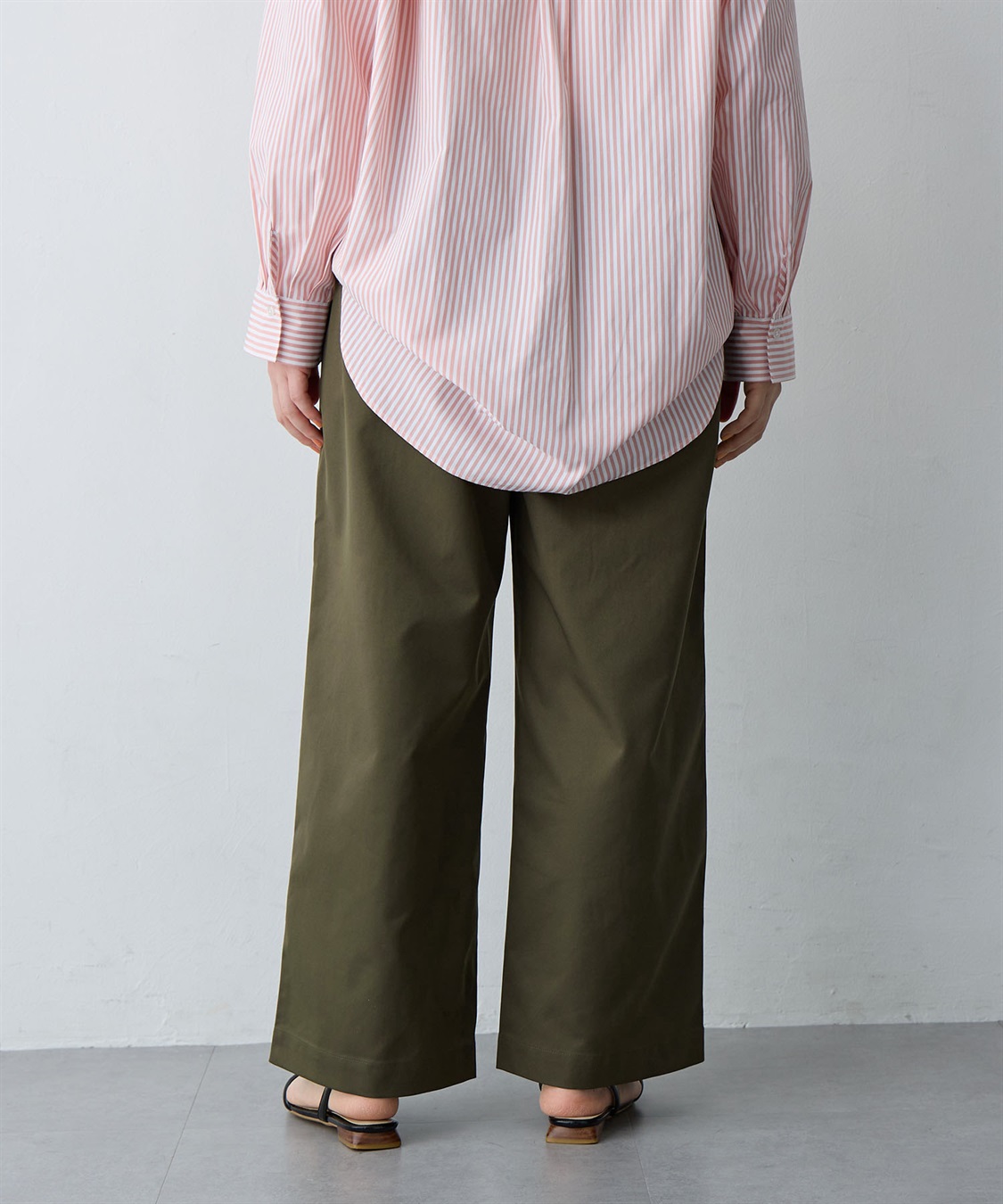 Life Style by cross marche 【anyfee/大きいサイズ】ワイドベイカーパンツ_sub_18