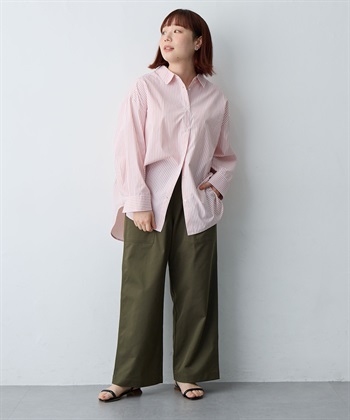 Life Style by cross marche 【anyfee/大きいサイズ】ワイドベイカーパンツ_subthumb_21