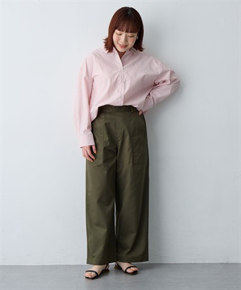 Life Style by cross marche 【anyfee/大きいサイズ】ワイドベイカーパンツ_subthumb_24