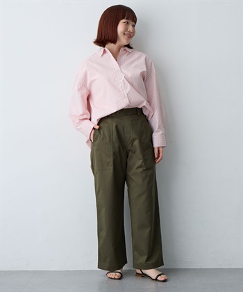 Life Style by cross marche 【anyfee/大きいサイズ】ワイドベイカーパンツ_subthumb_27