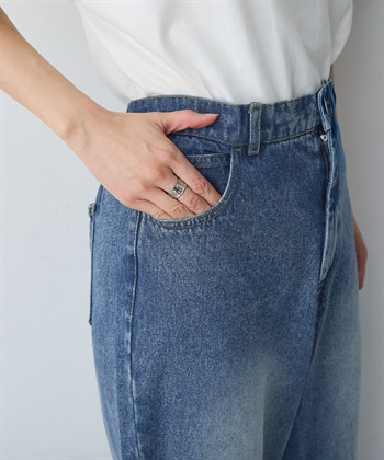 anyfee 【anyfee/大きいサイズ】デニムフレアパンツ_subthumb_6