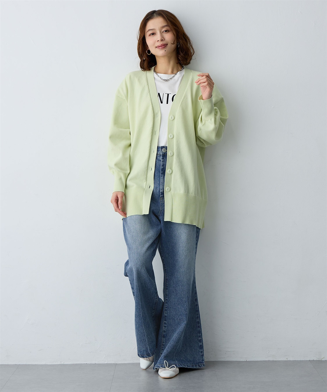 anyfee 【anyfee/大きいサイズ】デニムフレアパンツ_sub_13