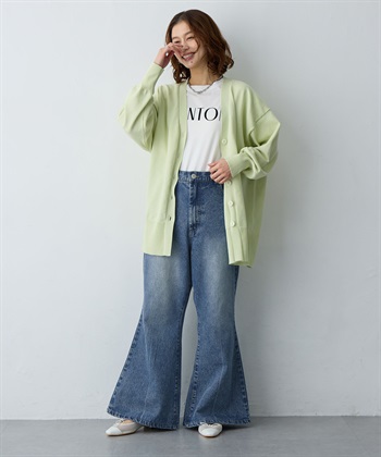 anyfee 【anyfee/大きいサイズ】デニムフレアパンツ_subthumb_16