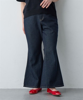 anyfee 【anyfee/大きいサイズ】デニムフレアパンツ_subthumb_17