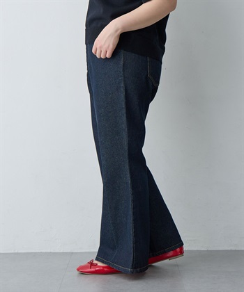 anyfee 【anyfee/大きいサイズ】デニムフレアパンツ_subthumb_20