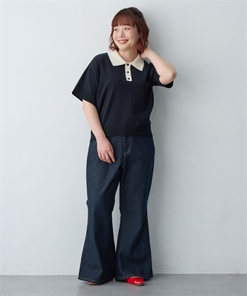 anyfee 【anyfee/大きいサイズ】デニムフレアパンツ_subthumb_23