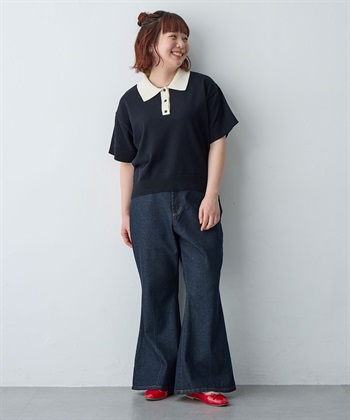 anyfee 【anyfee/大きいサイズ】デニムフレアパンツ_subthumb_24