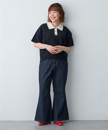 anyfee 【anyfee/大きいサイズ】デニムフレアパンツ_subthumb_26