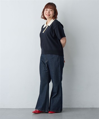 anyfee 【anyfee/大きいサイズ】デニムフレアパンツ_subthumb_27