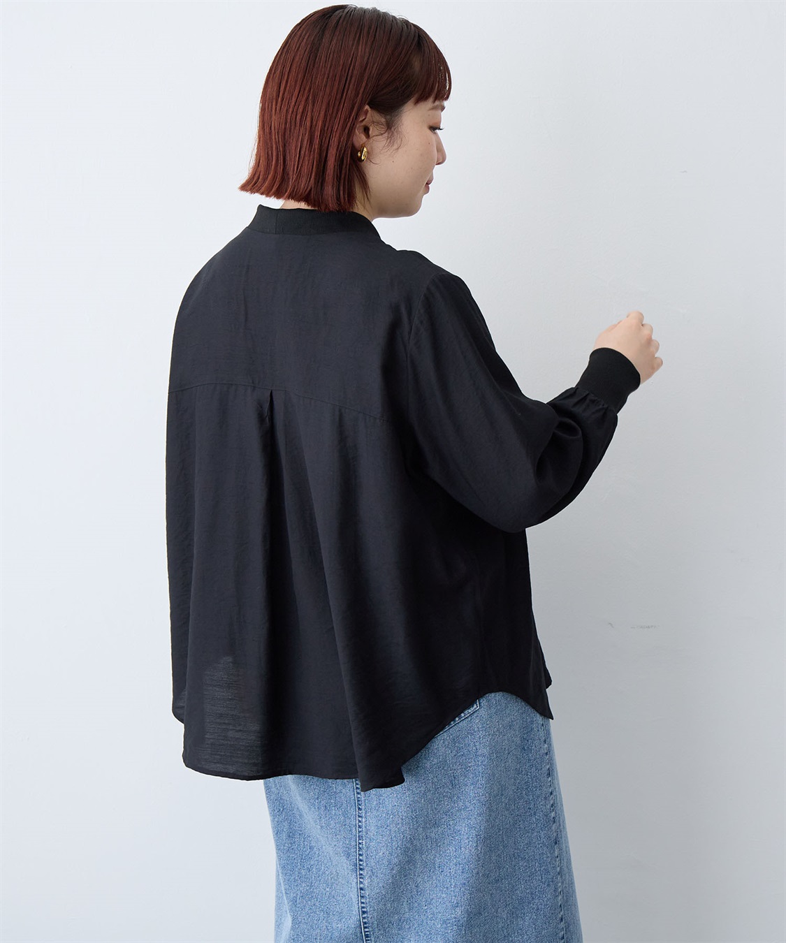 anyfee 【anyfee/大きいサイズ】シアーシャツカーディガン（2026SS）_sub_18