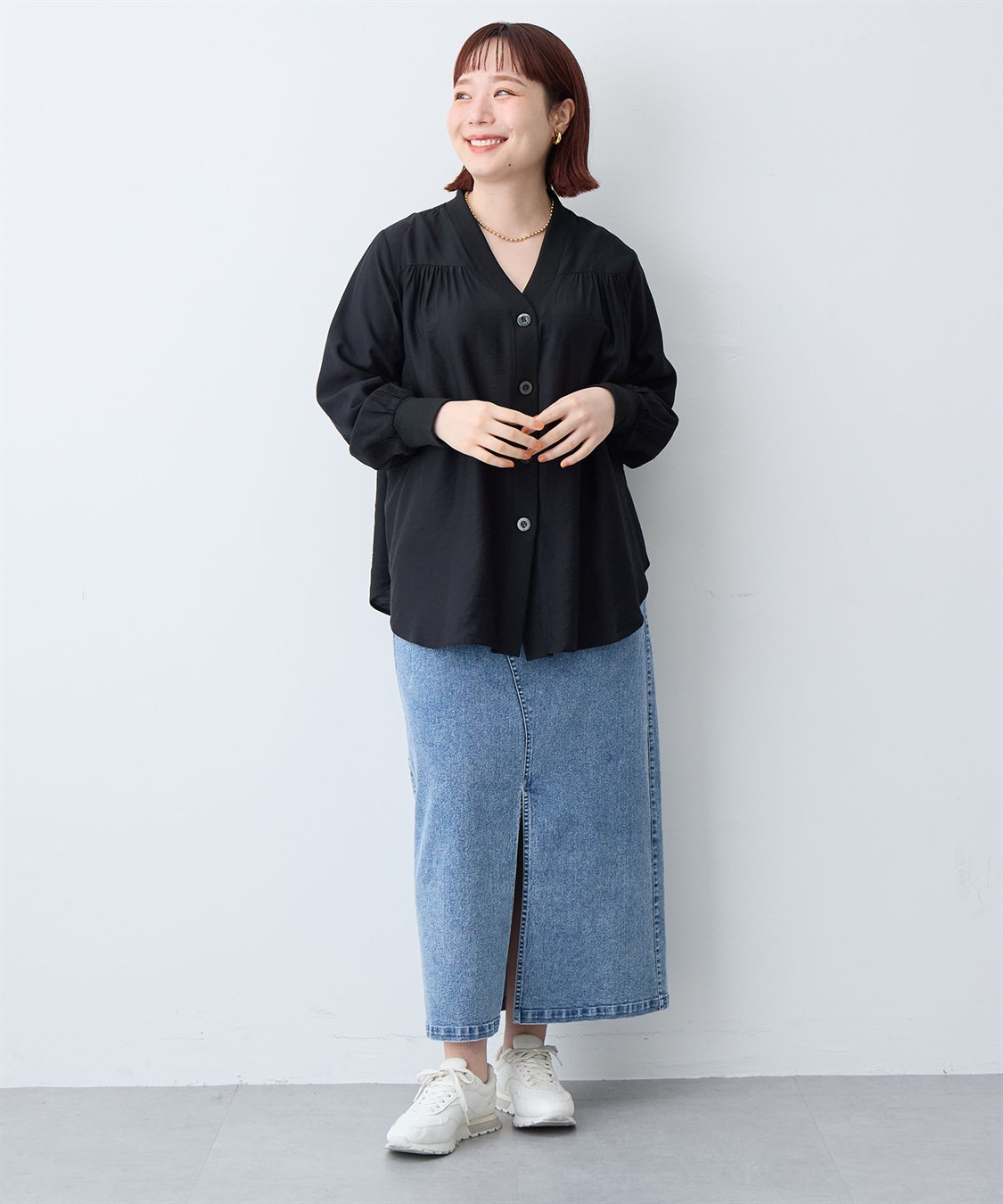 anyfee 【anyfee/大きいサイズ】シアーシャツカーディガン（2026SS）_sub_23
