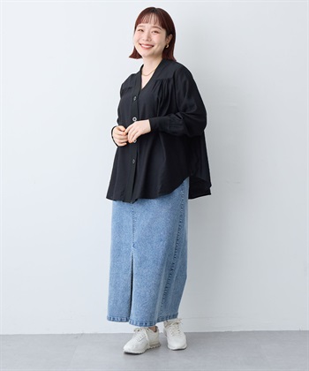 anyfee 【anyfee/大きいサイズ】シアーシャツカーディガン（2026SS）_subthumb_25