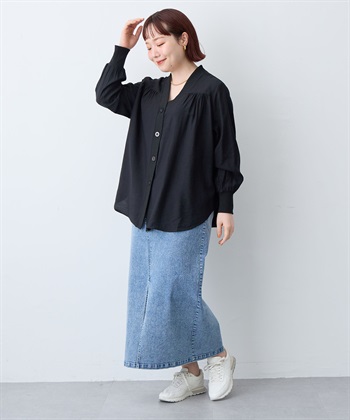 anyfee 【anyfee/大きいサイズ】シアーシャツカーディガン（2026SS）_subthumb_26