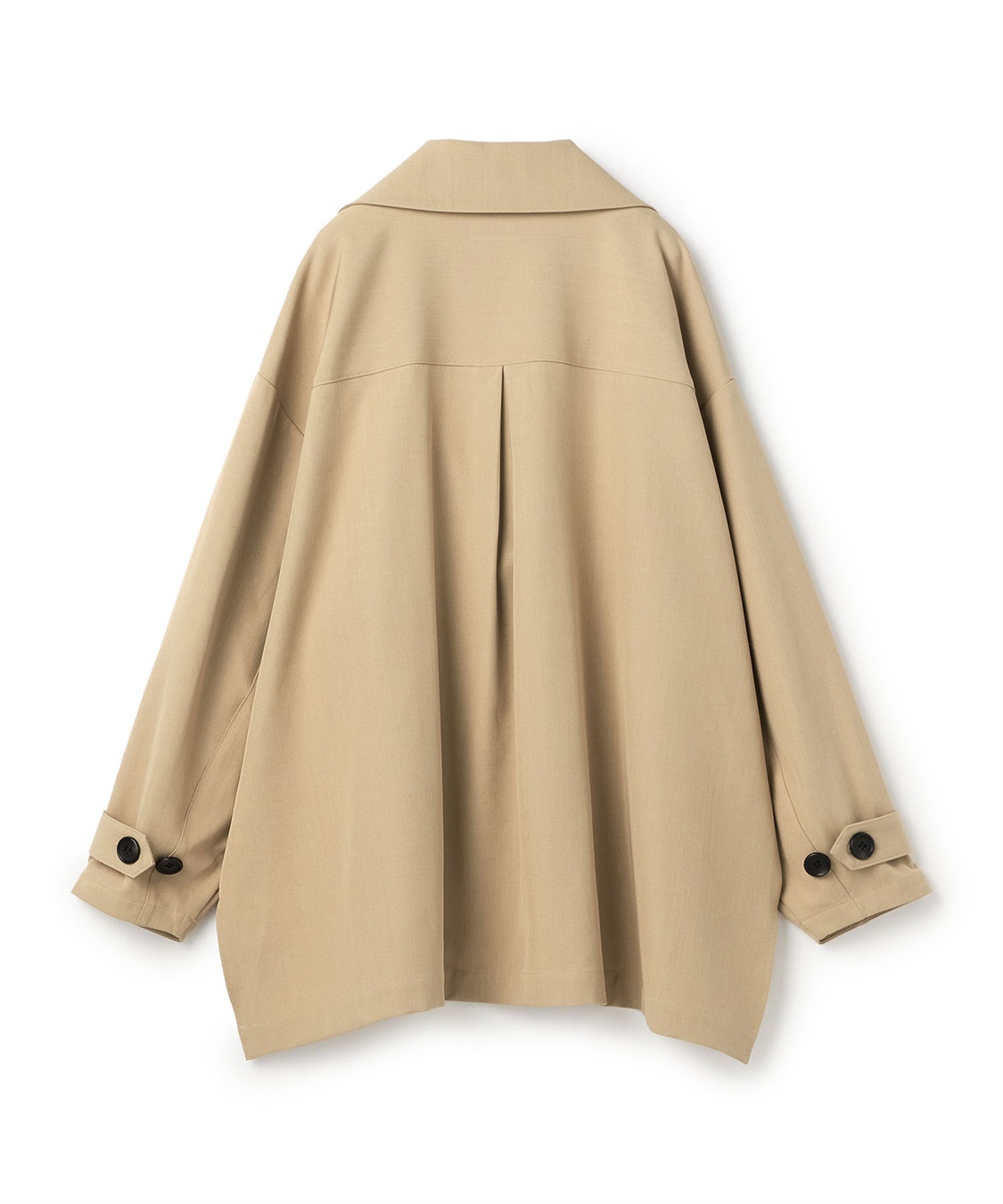 anyfee 【anyfee/大きいサイズ】トレンチライクショートブルゾン_sub_1