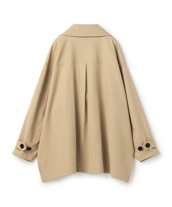 anyfee 【anyfee/大きいサイズ】トレンチライクショートブルゾン_subthumb_1