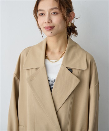 Life Style by cross marche 【anyfee/大きいサイズ】トレンチライクショートブルゾン_subthumb_17