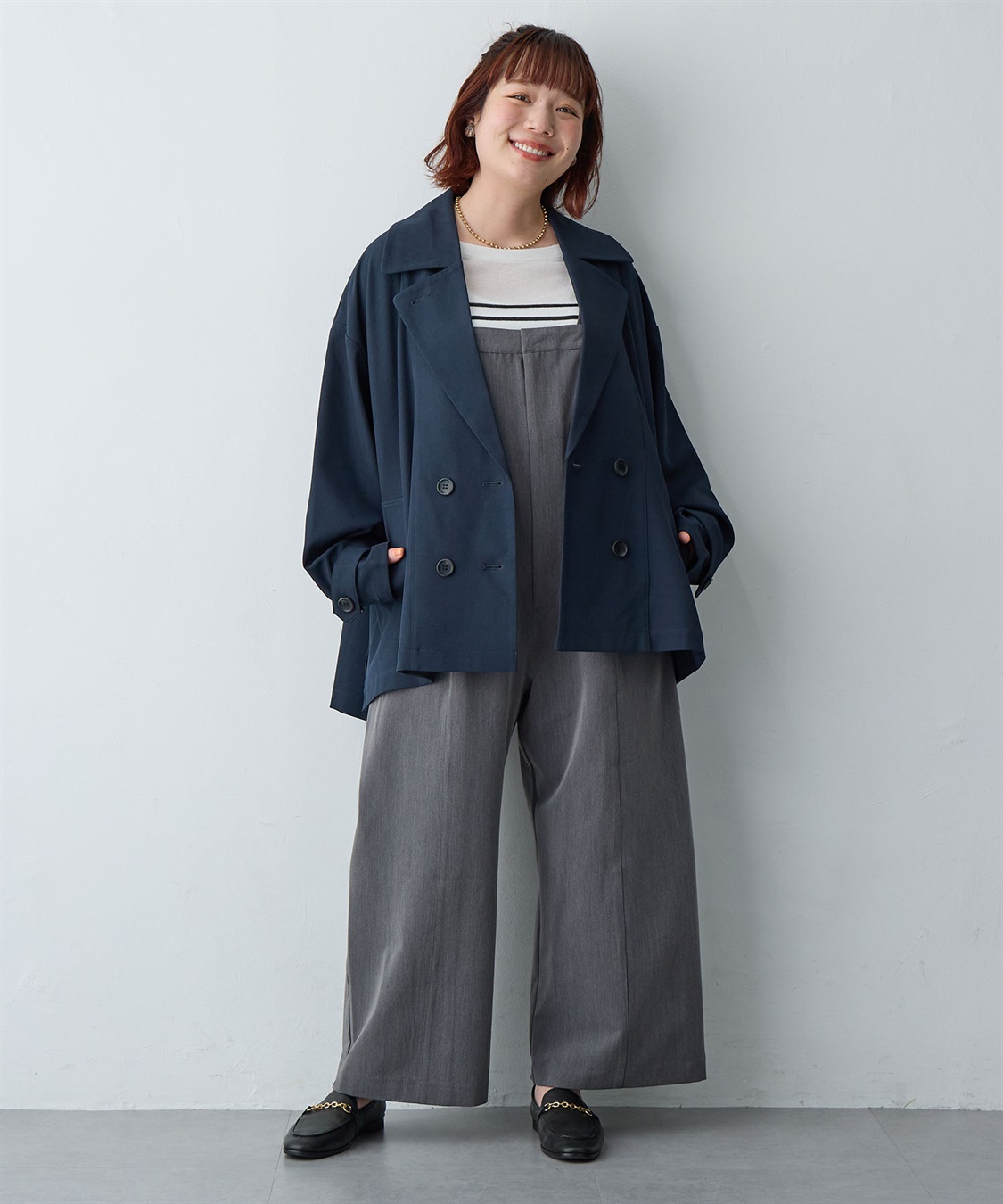 Life Style by cross marche 【anyfee/大きいサイズ】トレンチライクショートブルゾン_sub_22