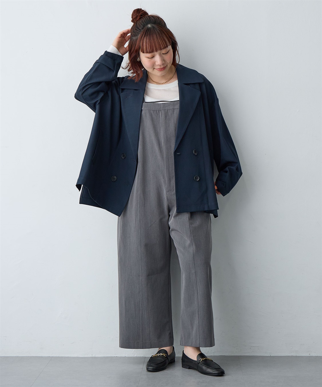 Life Style by cross marche 【anyfee/大きいサイズ】トレンチライクショートブルゾン_sub_25