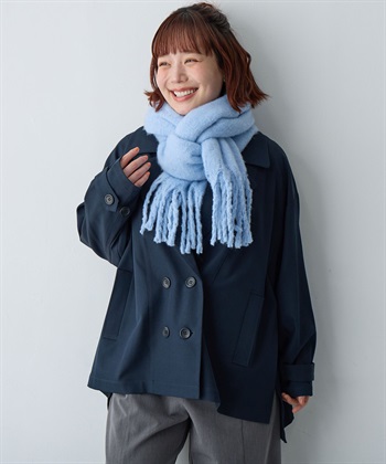 anyfee 【anyfee/大きいサイズ】ボリュームフリンジマフラー（2025AW)_subthumb_17