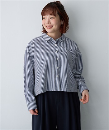 anyfee 【anyfee/大きいサイズ】ショート丈シャツ(2026SS)_subthumb_2