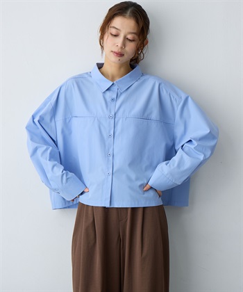 anyfee 【anyfee/大きいサイズ】ショート丈シャツ(2026SS)_subthumb_3