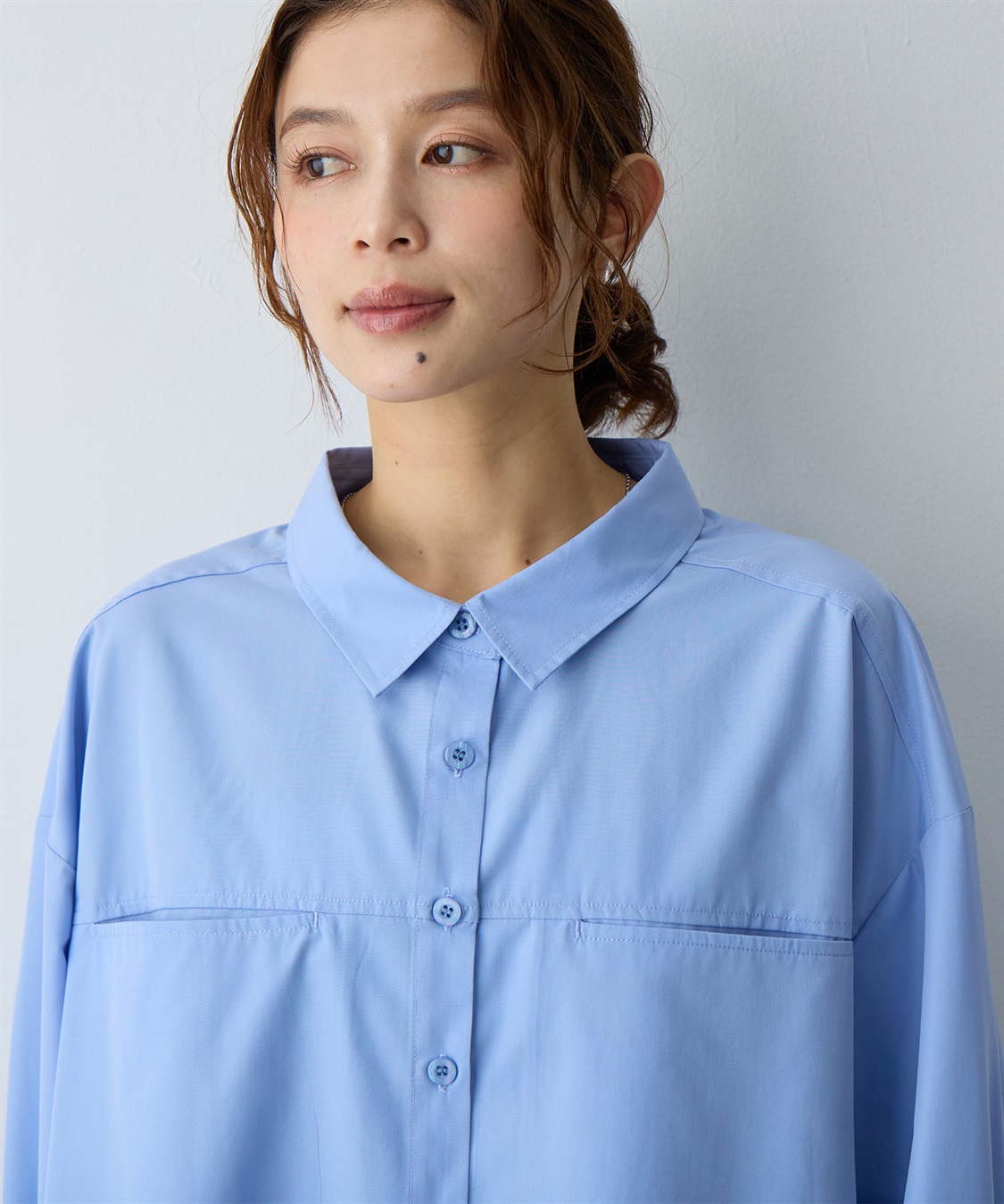 anyfee 【anyfee/大きいサイズ】ショート丈シャツ(2026SS)_sub_7