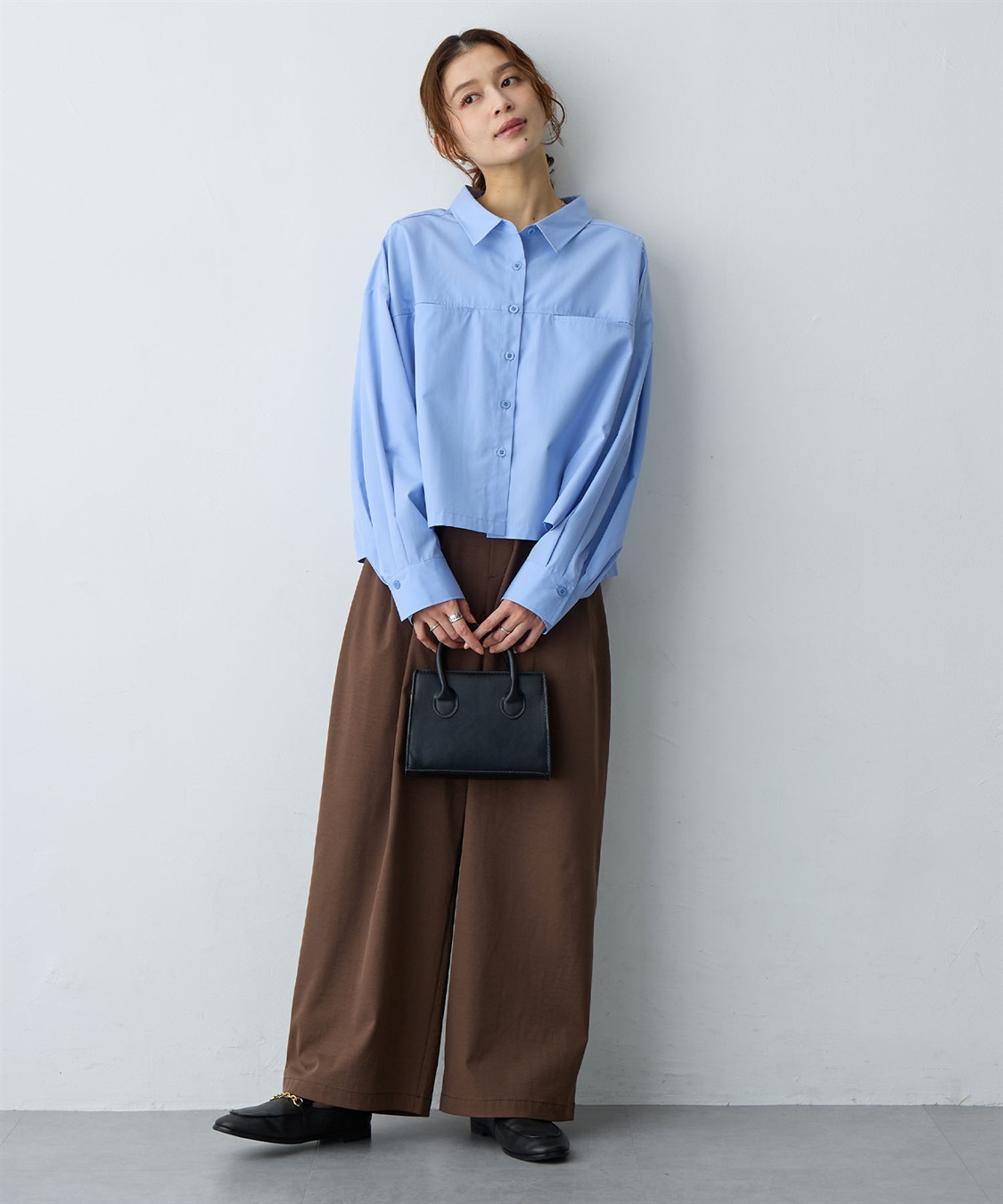 anyfee 【anyfee/大きいサイズ】ショート丈シャツ(2026SS)_sub_13