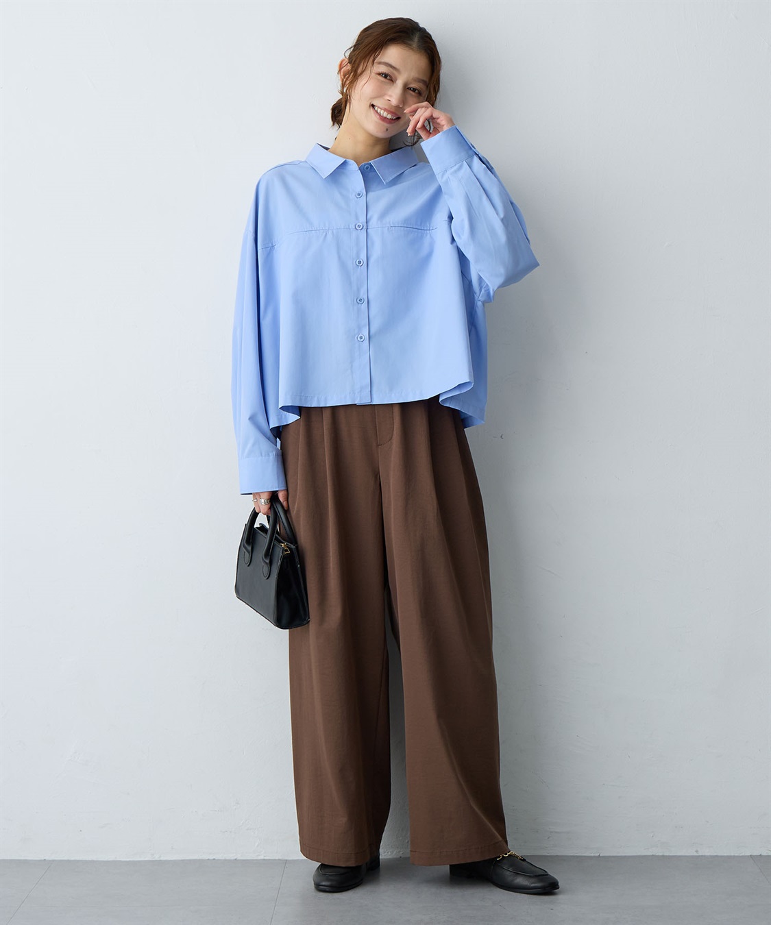 anyfee 【anyfee/大きいサイズ】ショート丈シャツ(2026SS)_sub_14