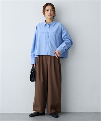 anyfee 【anyfee/大きいサイズ】ショート丈シャツ(2026SS)_subthumb_15