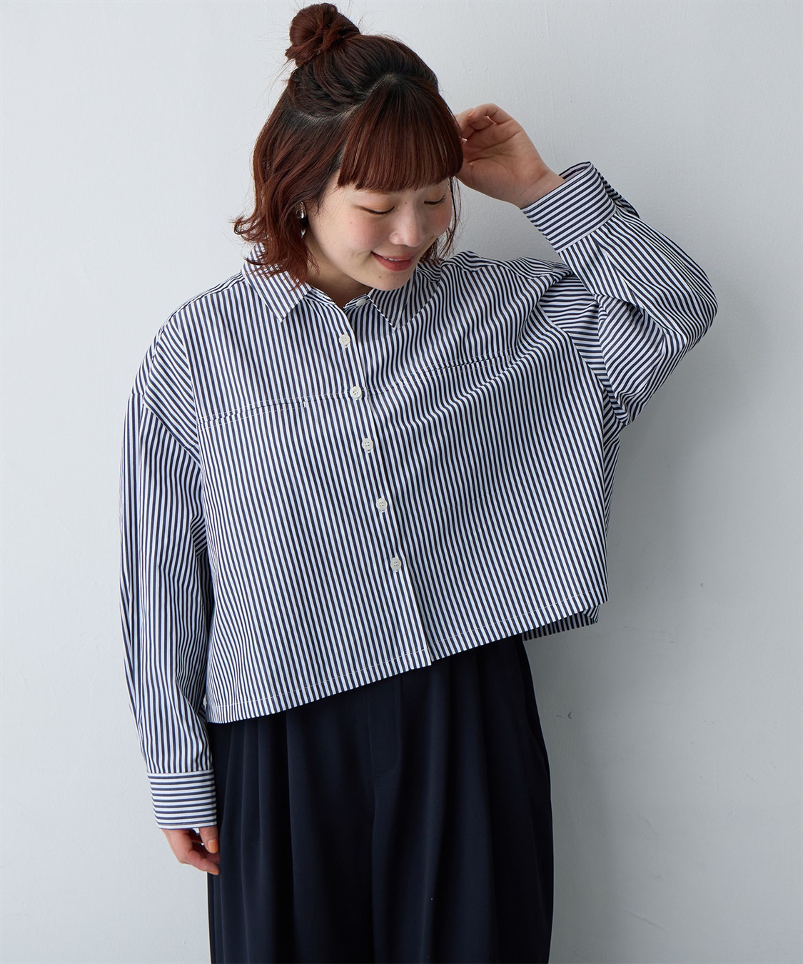 anyfee 【anyfee/大きいサイズ】ショート丈シャツ(2026SS)_sub_16