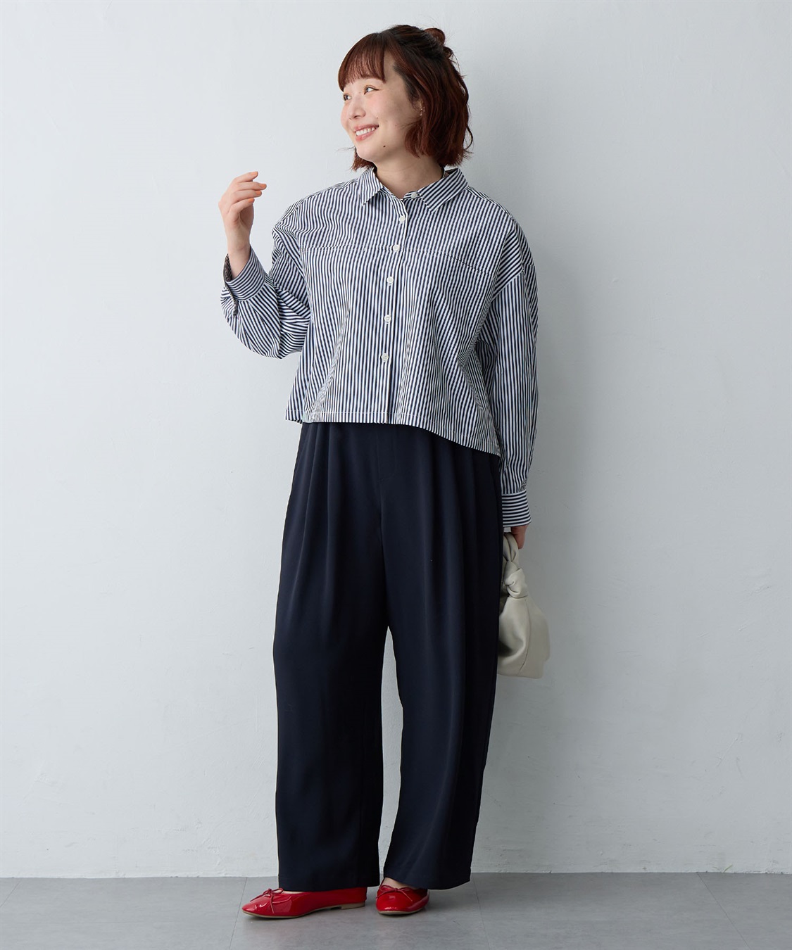 anyfee 【anyfee/大きいサイズ】ショート丈シャツ(2026SS)_sub_18