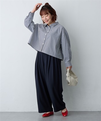 anyfee 【anyfee/大きいサイズ】ショート丈シャツ(2026SS)_subthumb_19