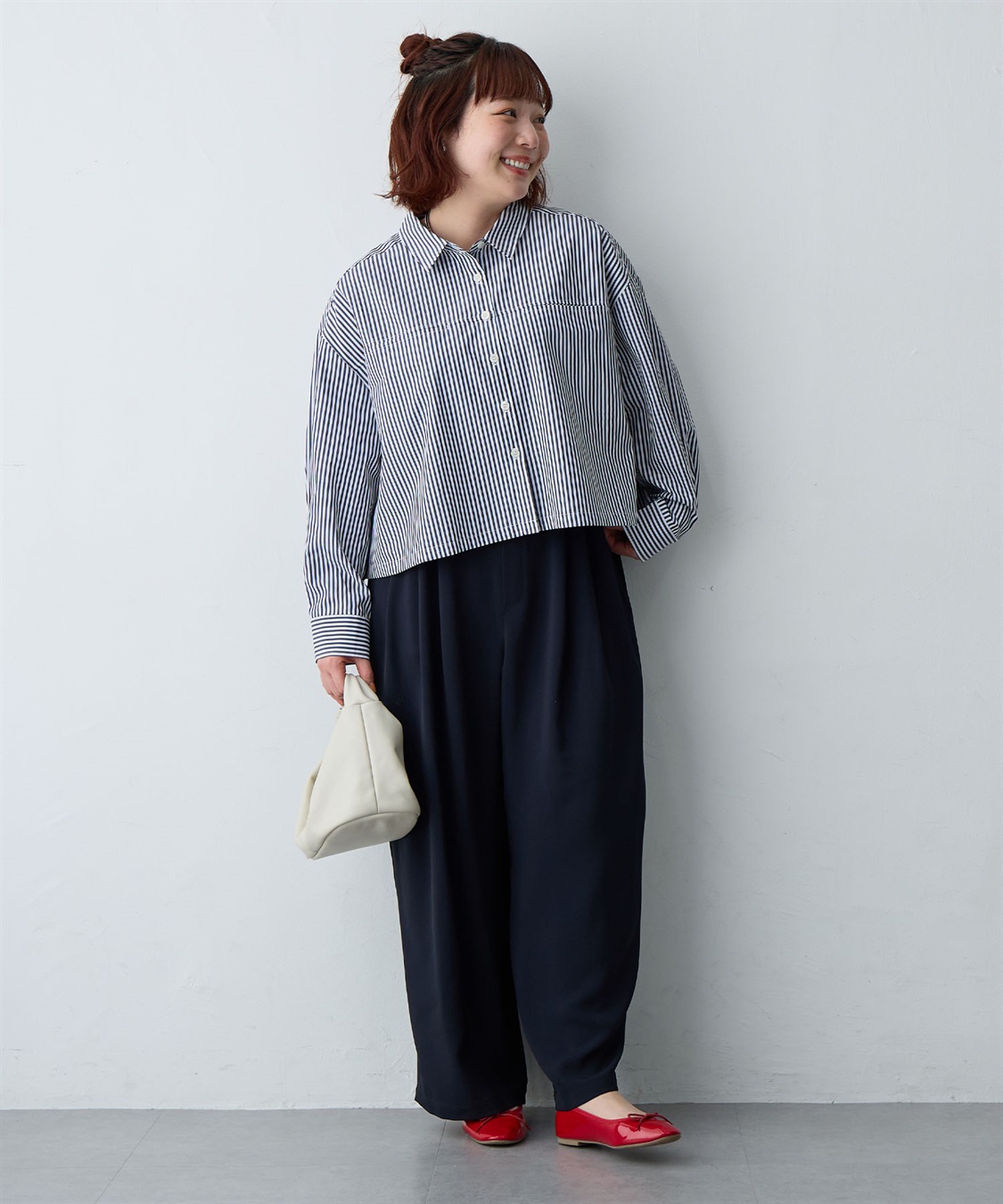 anyfee 【anyfee/大きいサイズ】ショート丈シャツ(2026SS)_sub_21