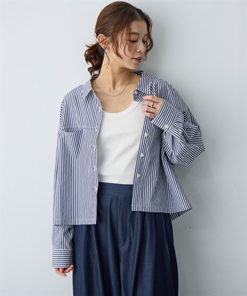 anyfee 【anyfee/大きいサイズ】ショート丈シャツ(2026SS)_subthumb_22