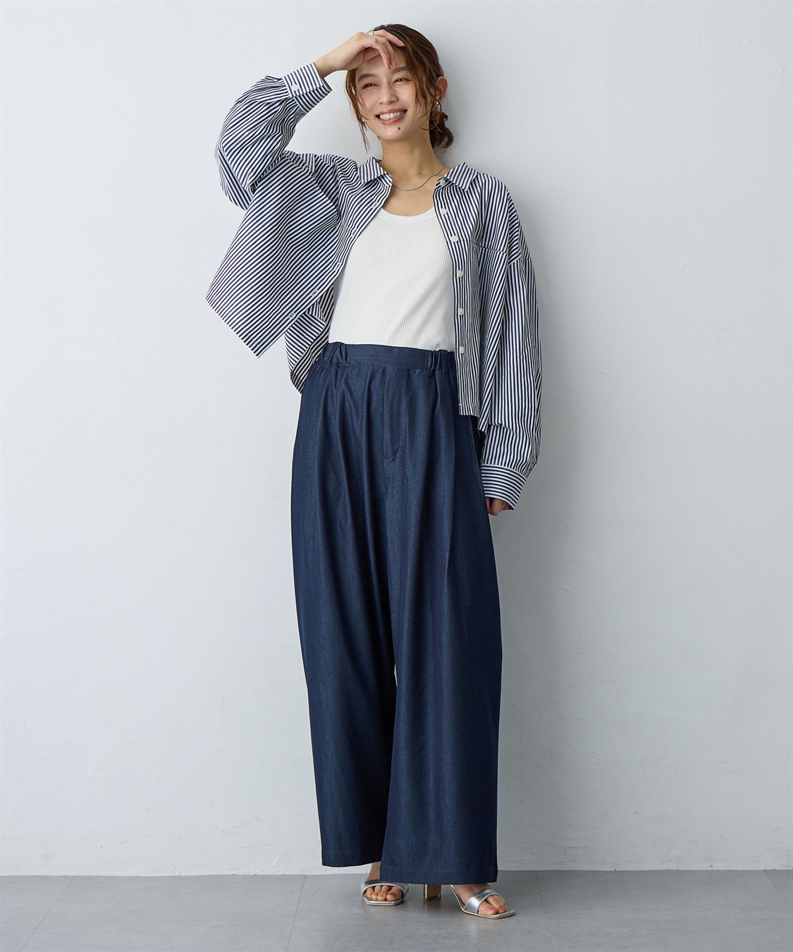 anyfee 【anyfee/大きいサイズ】ショート丈シャツ(2026SS)_sub_25