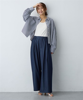 anyfee 【anyfee/大きいサイズ】ショート丈シャツ(2026SS)_subthumb_25