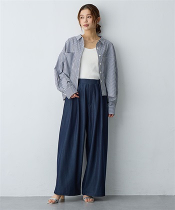 anyfee 【anyfee/大きいサイズ】ショート丈シャツ(2026SS)_subthumb_27