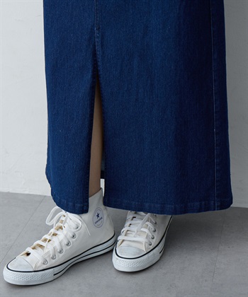 anyfee 【anyfee/大きいサイズ】フロントスリットデニムスカート(2026SS)_subthumb_10