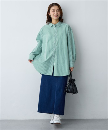 anyfee 【anyfee/大きいサイズ】フロントスリットデニムスカート(2026SS)_subthumb_14