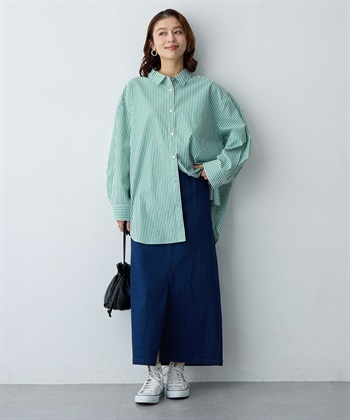 anyfee 【anyfee/大きいサイズ】フロントスリットデニムスカート(2026SS)_subthumb_15