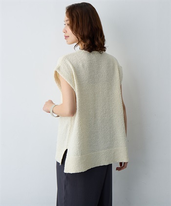 anyfee 【anyfee/大きいサイズ】ダブルジップVネックベスト(2026SS)_subthumb_3